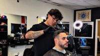 Carlos the Barber, barber at Casablanca Barber Shop