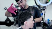 Josh, barber at Casablanca Barber Shop